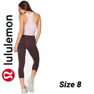 Lululemon Wunder Under Crop (Hi-Rise) (21") size 8